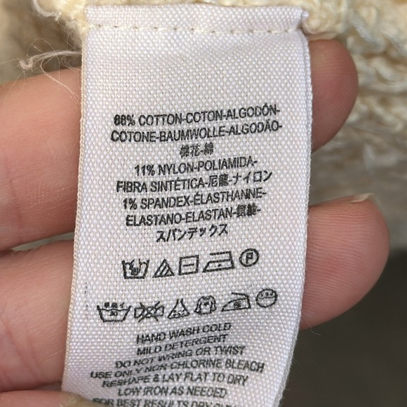 Free People Oversized Cardigan Perfect summer Sweater Sz XS - Picture 3 of 5